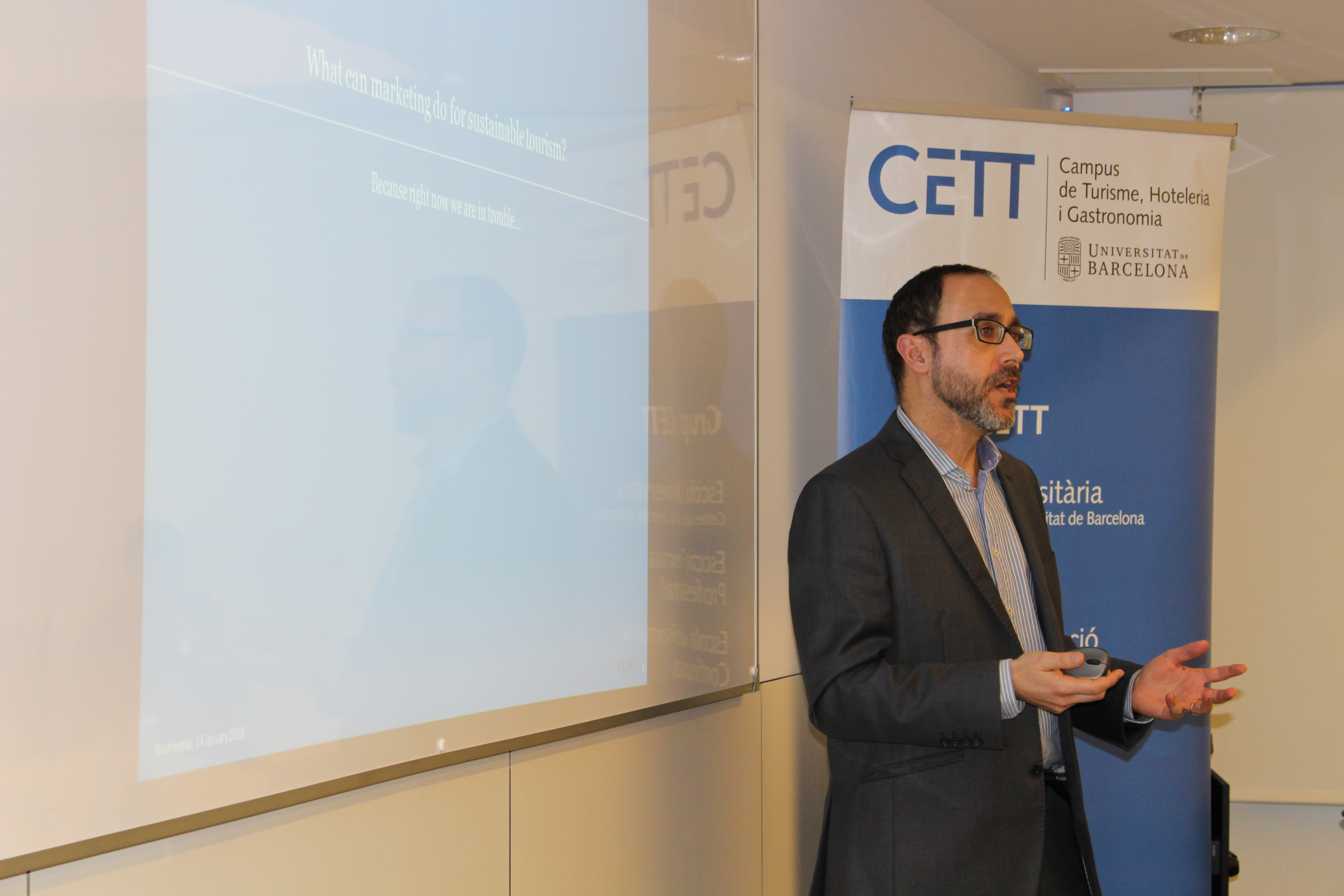 Fotografía de: Open Master Class con el Dr. Xavier Font | CETT